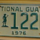 NOS 1976 North Carolina National Guard license plate 1226   new old st