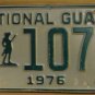 NOS 1976 North Carolina National Guard license plate 1071 new old st