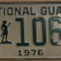 NOS 1976 North Carolina National Guard license plate 1061 new old st