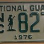 NOS 1976 North Carolina National Guard license plate 827 new old sto