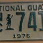 NOS 1976 North Carolina National Guard license plate 741 new old sto