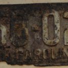 1952 North Carolina license plate 750 028