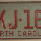 1973 North Carolina license plate CKJ 164