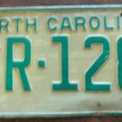 1969 North Carolina license plate SR 128