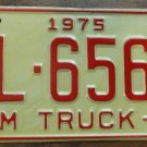 NOS 1975 North Carolina farm truck license plate FL 6563