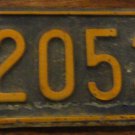 mid 70's New York license plate 120530 TMT truck