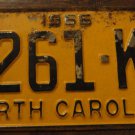 1966 2261 KV North Carolina license plate