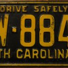 1959 AW 8847 North Carolina license plate