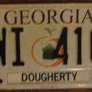 2008 Georgia license plate AWI 4161