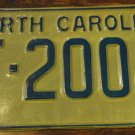 1972 F 2004 North Carolina license plate