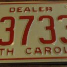 1988 ID 37334 North Carolina dealer license plate