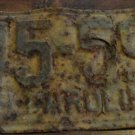 1942 545 593 North Carolina license plate