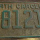 1978 B 81216 North Carolina license plate