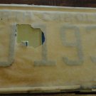 NOS 1972 FJ 1931 North Carolina license plate   new old stock