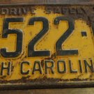 1956 1522 K North Carolina license plate