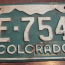 1970 KE 7546 Colorado license plate
