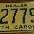 1989 ID 27790 North Carolina dealer license plate