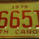 1979 B 66516 North Carolina license plate