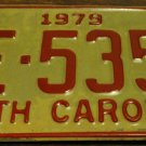 1979 AE 5356 North Carolina license plate