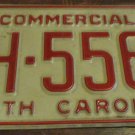 1983 AH 5564 North Carolina commercial license plate