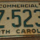 1982 AZ 5232 North Carolina commercial license plate