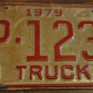 1979 FP 1237 North Carolina farm truck license plate