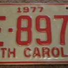 1977 CE 8971 North Carolina license plate