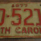 1977 CD 5219 North Carolina license plate