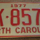 1977 BK 8575 North Carolina license plate