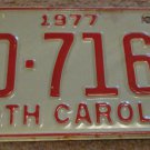 1977 BD 7164 North Carolina license plate