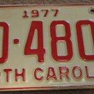 1977 BD 4805 North Carolina license plate