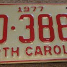 1977 BD 3882 North Carolina license plate