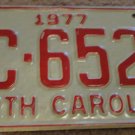 1977 BC 6529 North Carolina license plate