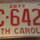 1977 BC 6426 North Carolina license plate