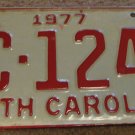 1977 BC 1242 North Carolina license plate