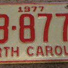 1977 BB 8774 North Carolina license plate