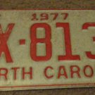 1977 AX 8131 North Carolina license plate