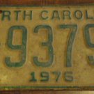 1976 C 93791 North Carolina license plate
