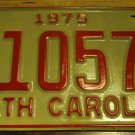 NOS 1975 E 10572 North Carolina license plate new old stock