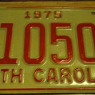 NOS 1975 E 10503 North Carolina license plate new old stock