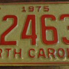 1975 C 24635 North Carolina license plate