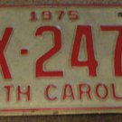 1975 BX 2471 North Carolina license plate