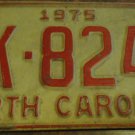 1975 BK 8245 North Carolina license plate