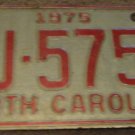 1975 AJ 5751 North Carolina license plate