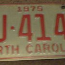 1975 AJ 4149 North Carolina license plate