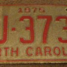 1975 AJ 3739 North Carolina license plate