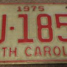 1975 AJ 1858 North Carolina license plate