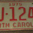 1975 AJ 1248 North Carolina license plate