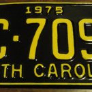 1975 AC 7098 North Carolina license plate
