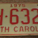 1975 AH 6326 North Carolina license plate